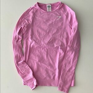 Gymshark Pink Long Sleeve Top